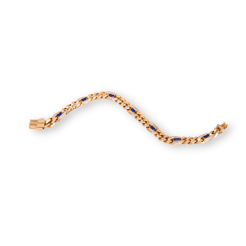 Galeri görünümünde 1 numaralı görseli yükle. RENKLİ TAŞLI ALTIN TAKIM BİLEKLİK