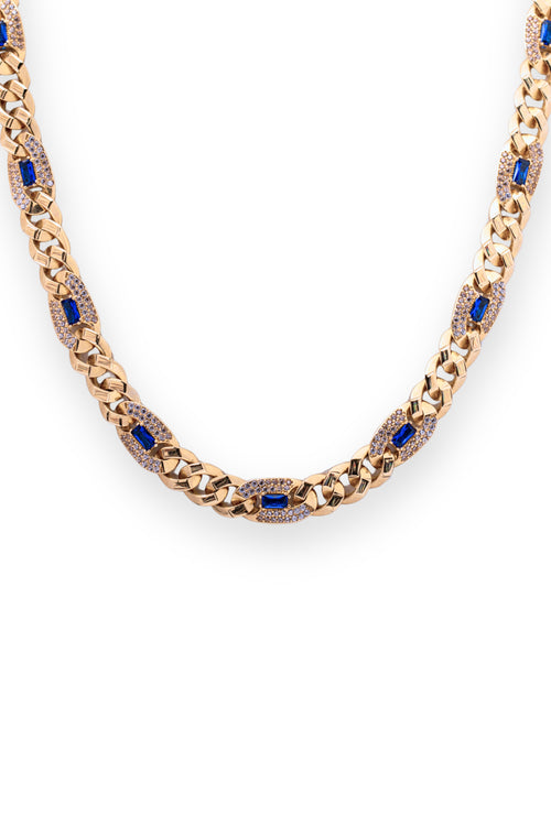 Galeri görünümünde 1 numaralı görseli yükle. RENKLİ TAŞLI ALTIN TAKIM KOLYE