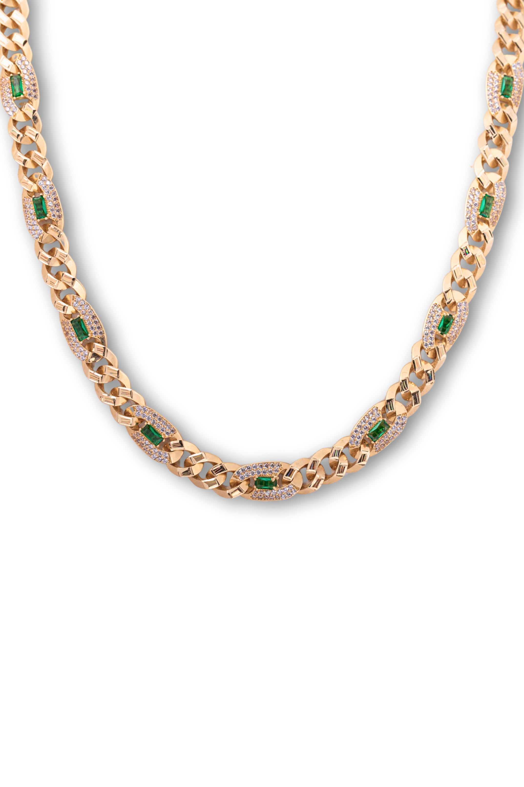 RENKLİ TAŞLI ALTIN TAKIM KOLYE