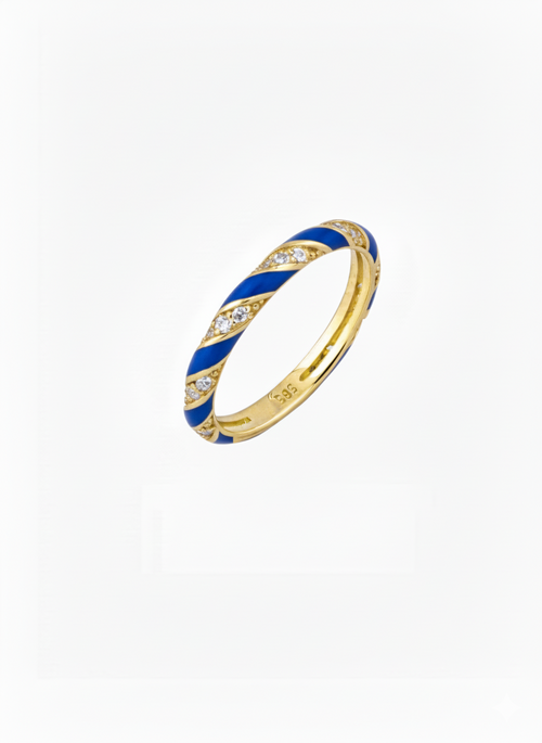 Load image 1 in gallery view. RENKLİ ALTIN YÜZÜK