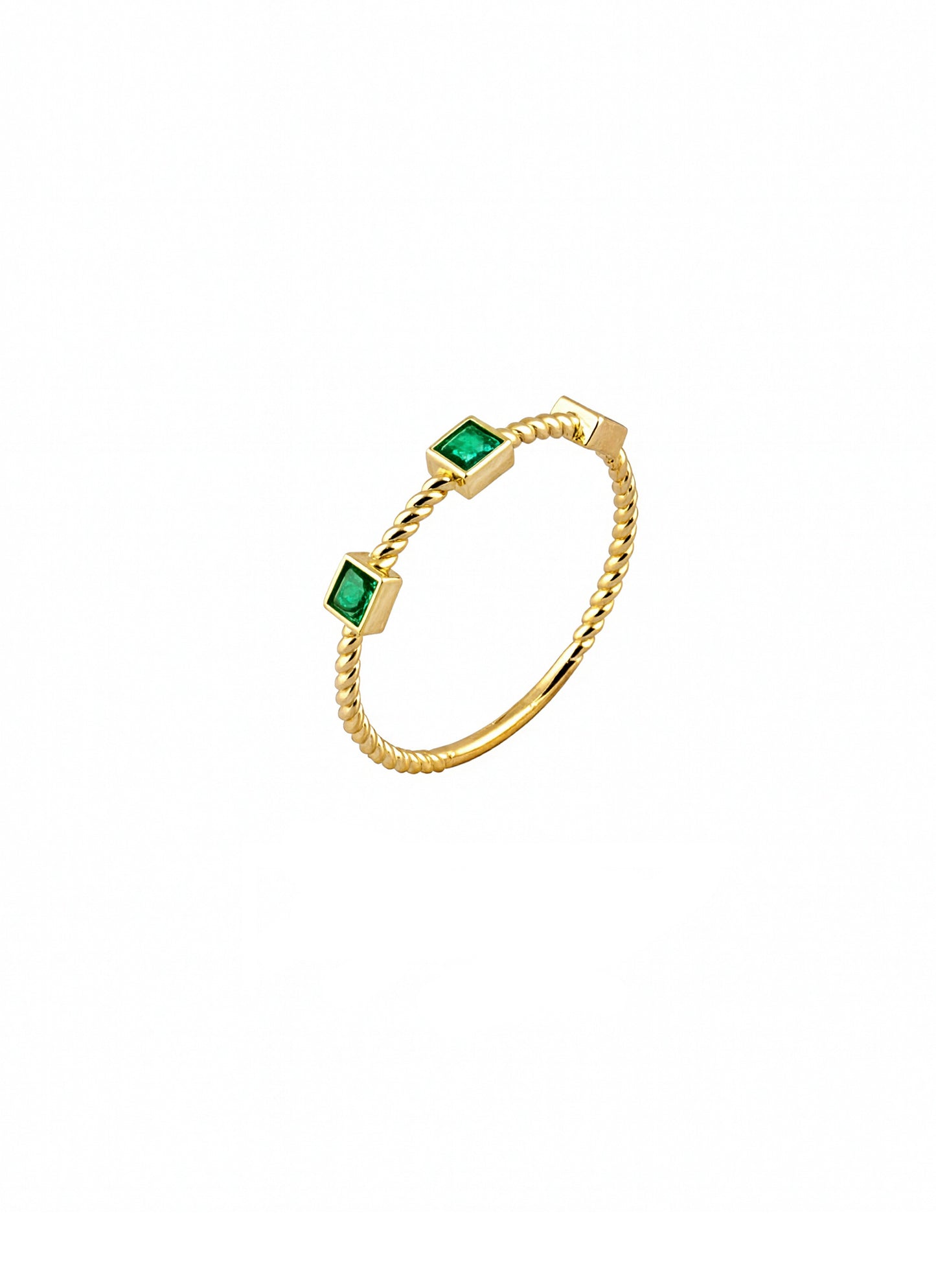 RENKLİ TAŞLI ALTIN YÜZÜK