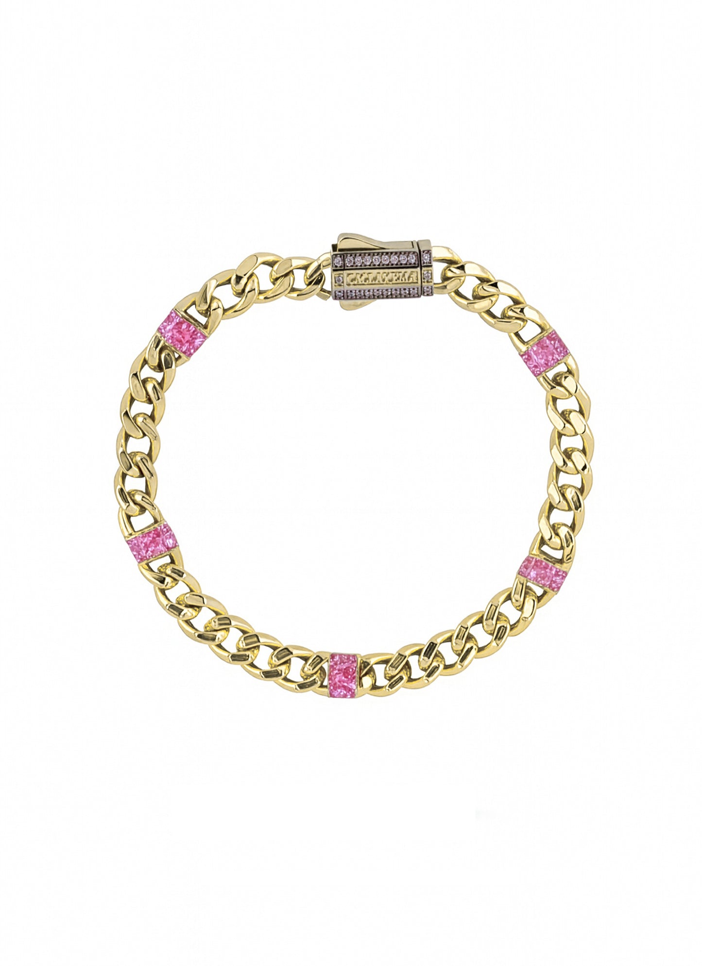 RENKLİ TAŞLI ALTIN TAKIM BİLEKLİK