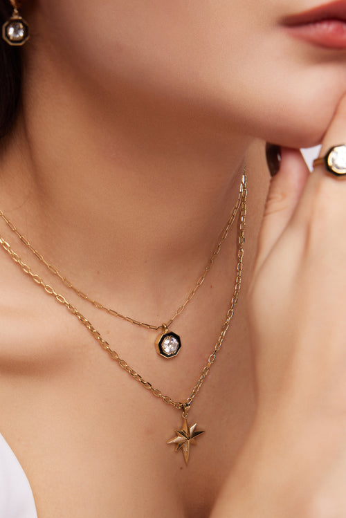 Load image 1 in gallery view. ALTIN TAKIM KOLYE