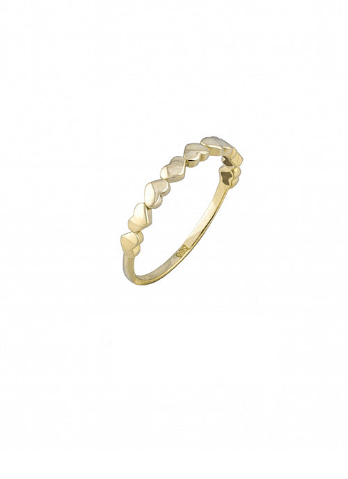 Galeri görünümünde 1 numaralı görseli yükle. KALPLİ ALTIN YÜZÜK