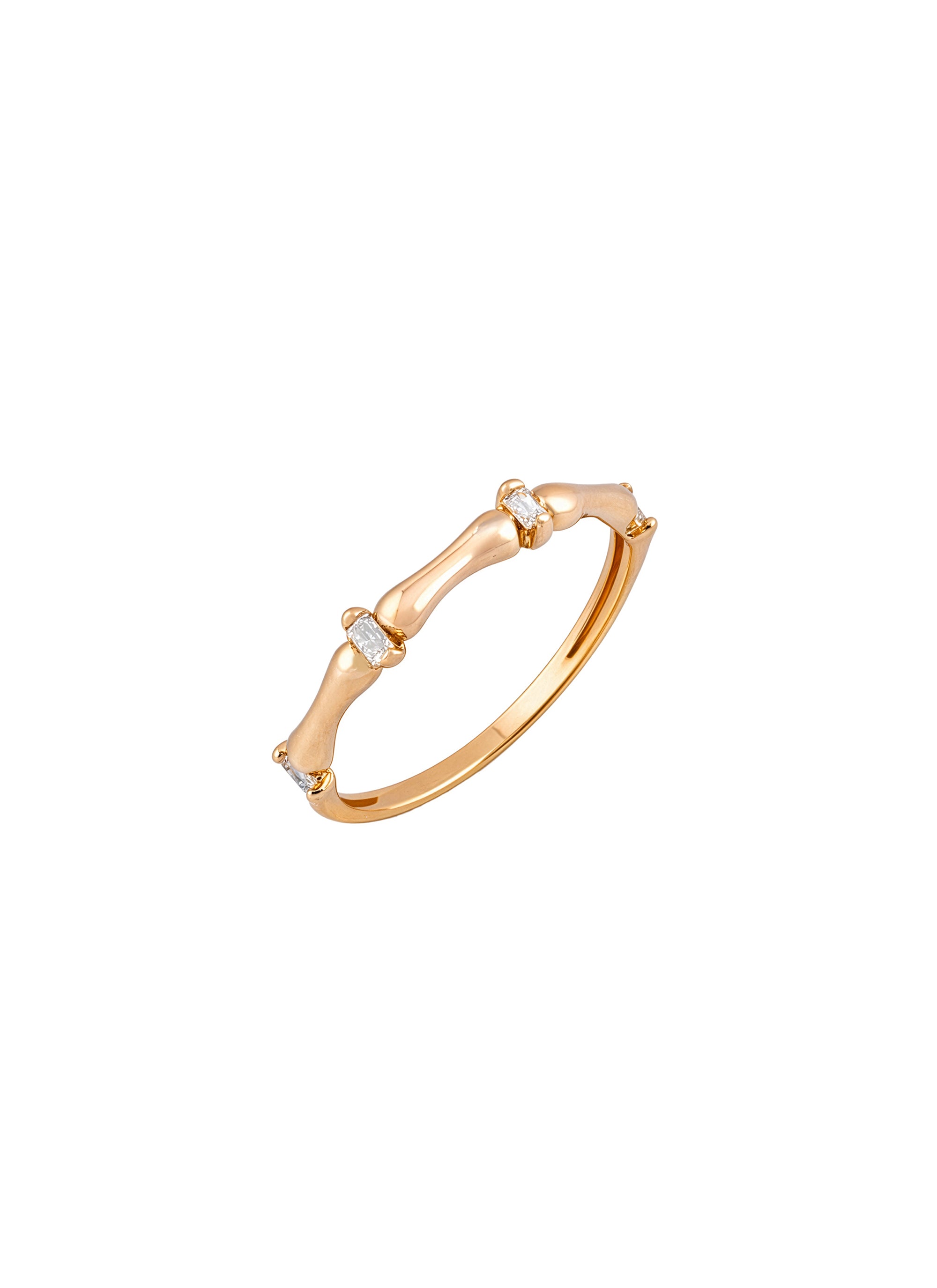 TAŞLI KEMİK ALTIN YÜZÜK