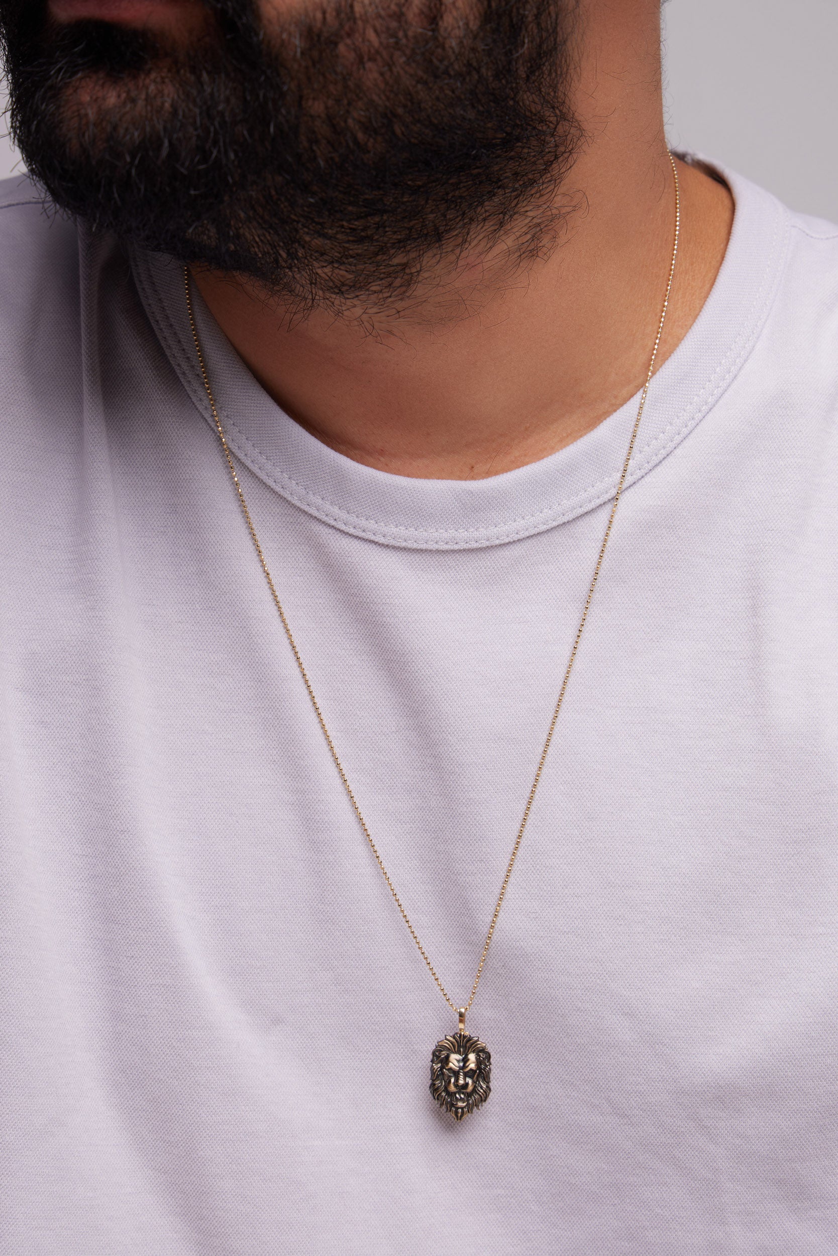 ASLAN  ALTIN ERKEK KOLYE