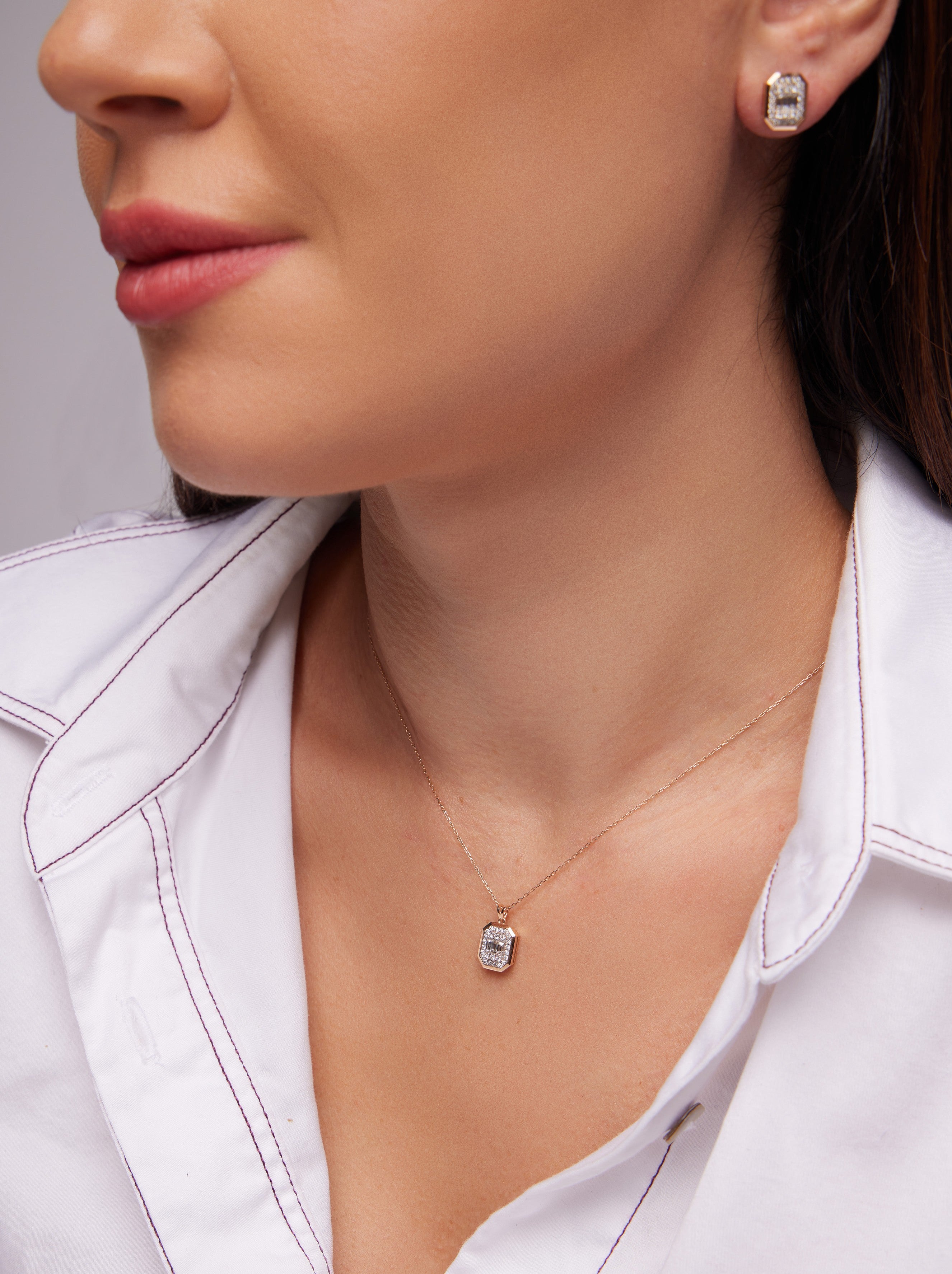 BAGET PIRLANTA TAKIM KOLYE