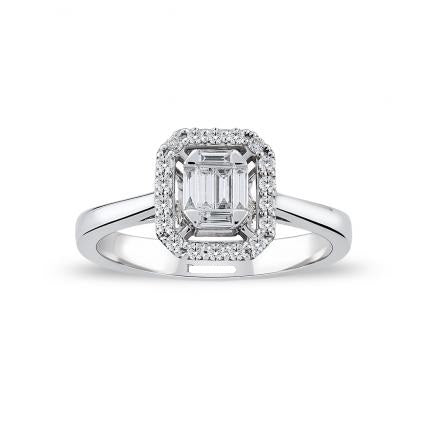 BAGET PIRLANTA YÜZÜK