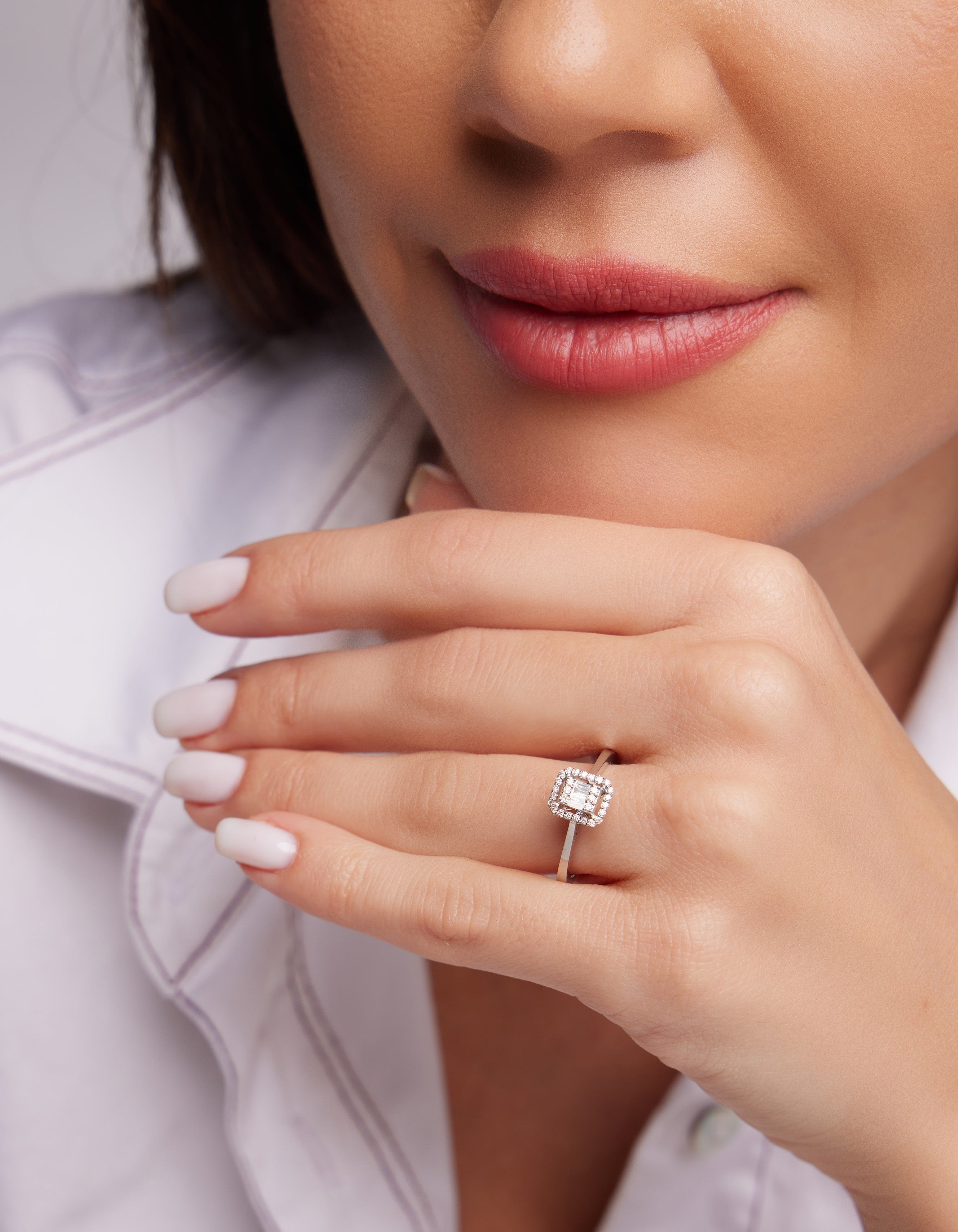 BAGET  PIRLANTA YÜZÜK