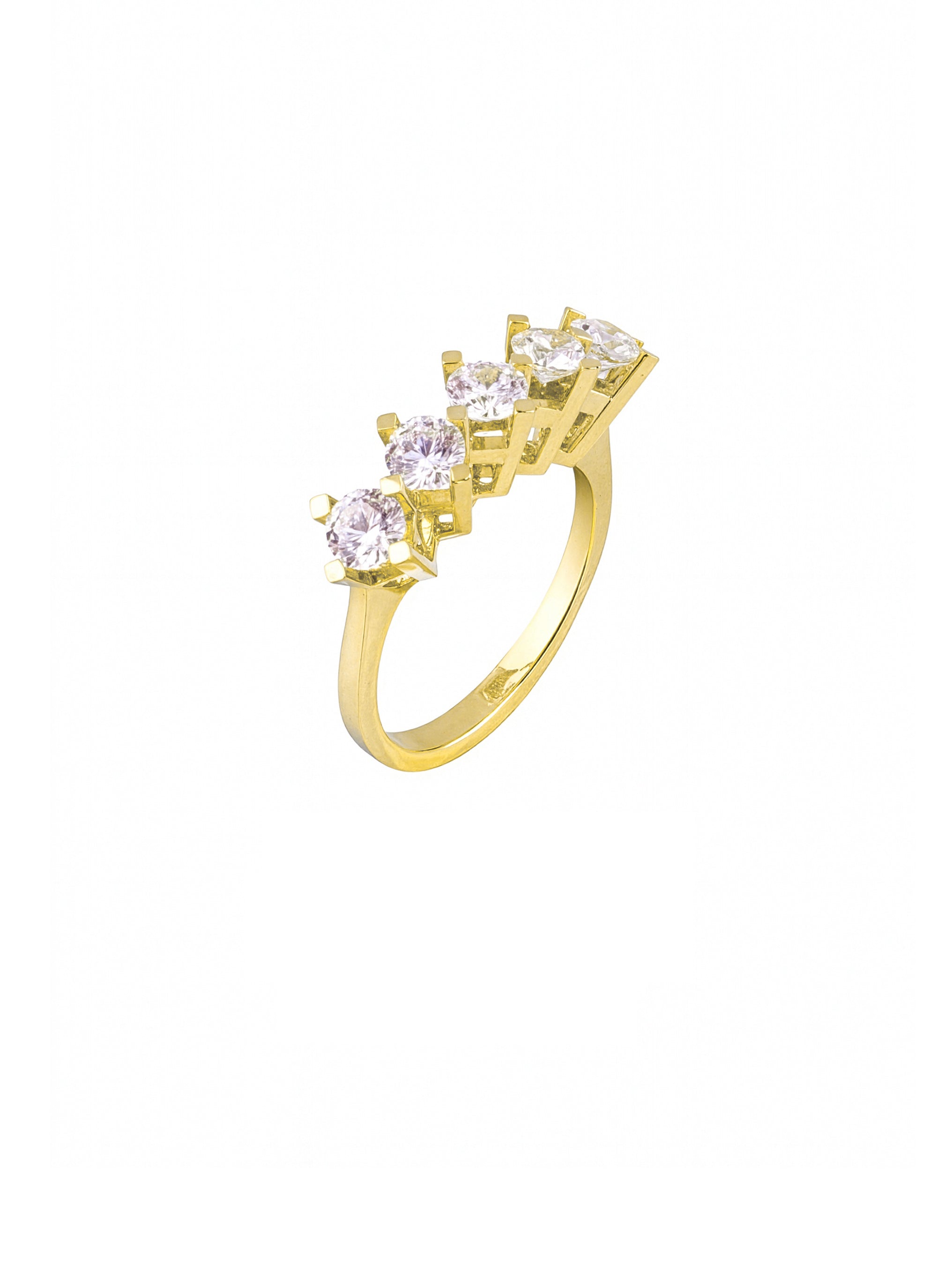 BEŞ TAŞ ALTIN YÜZÜK