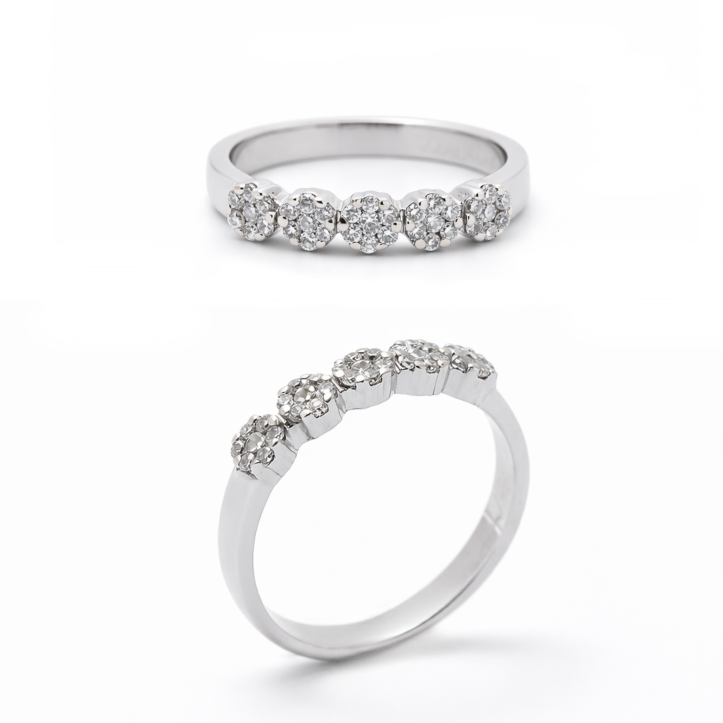 BEŞ TAŞ PIRLANTA YÜZÜK