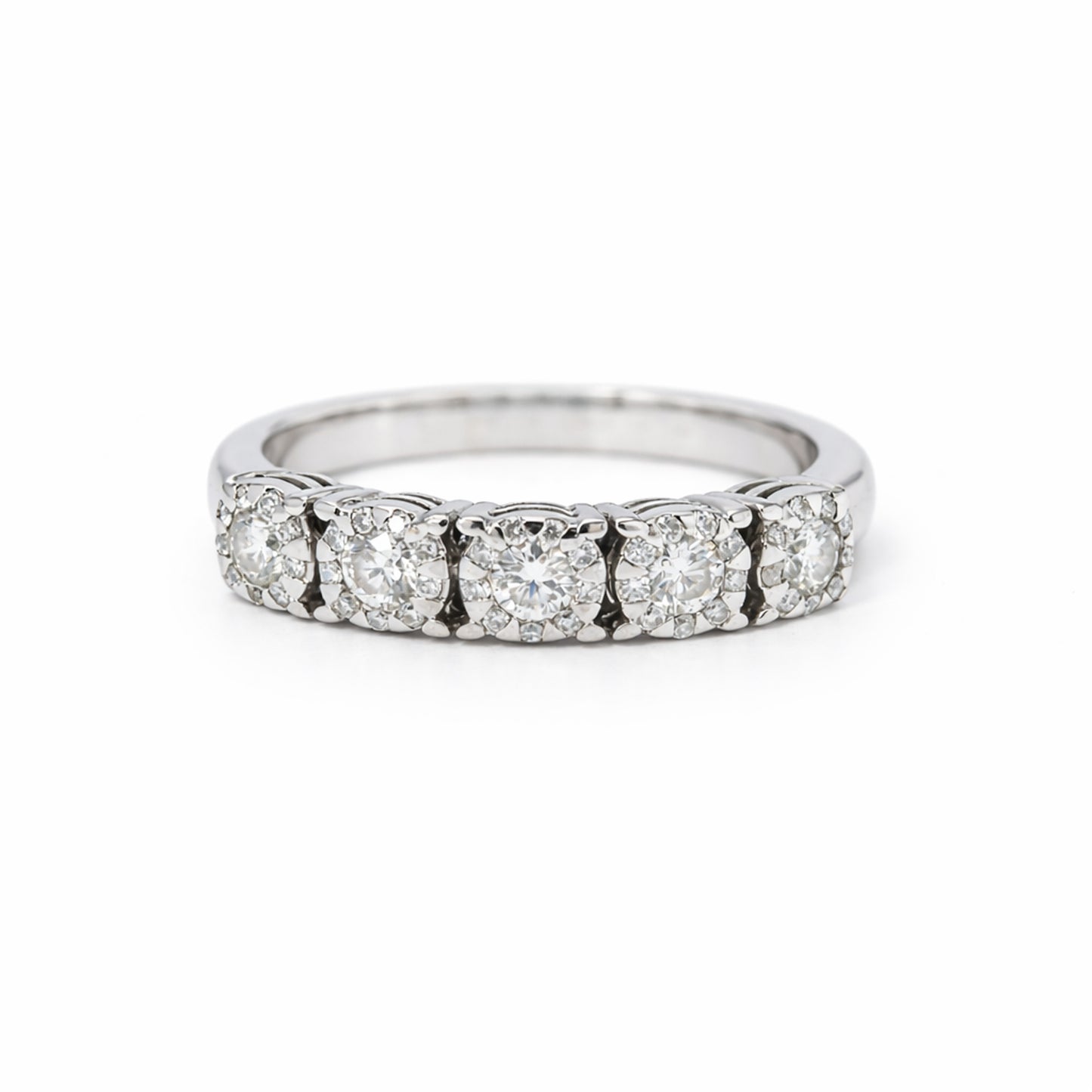 BEŞ TAŞ PIRLANTA YÜZÜK