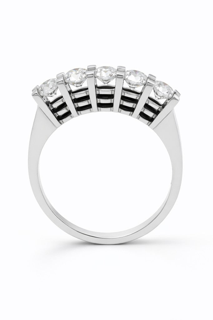 BEŞ TAŞ PIRLANTA YÜZÜK