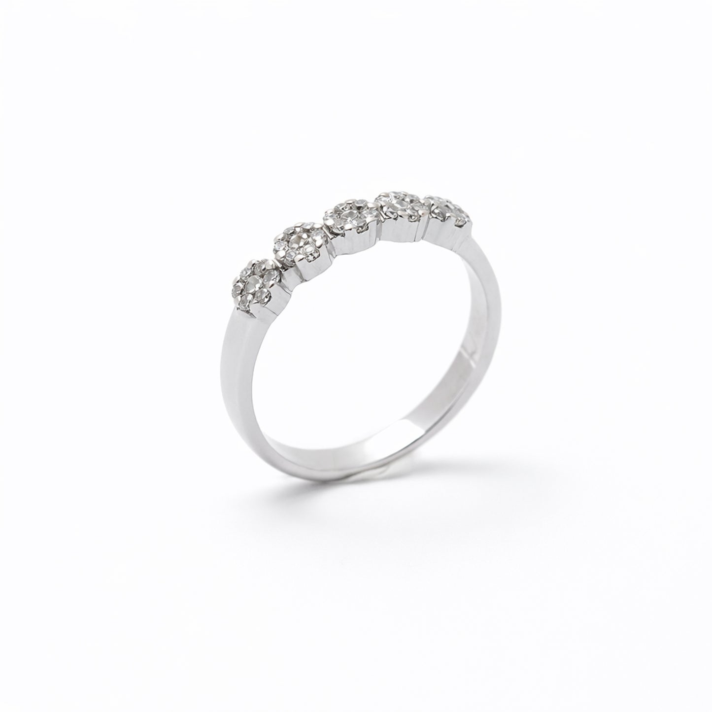 BEŞ TAŞ PIRLANTA YÜZÜK