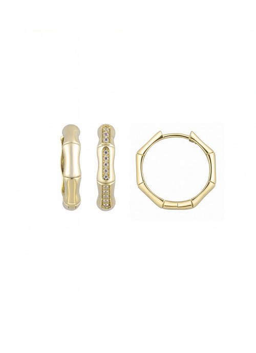 Galeri görünümünde 1 numaralı görseli yükle. ÇİFT TARAFLI KEMİK HALKA ALTIN KÜPE