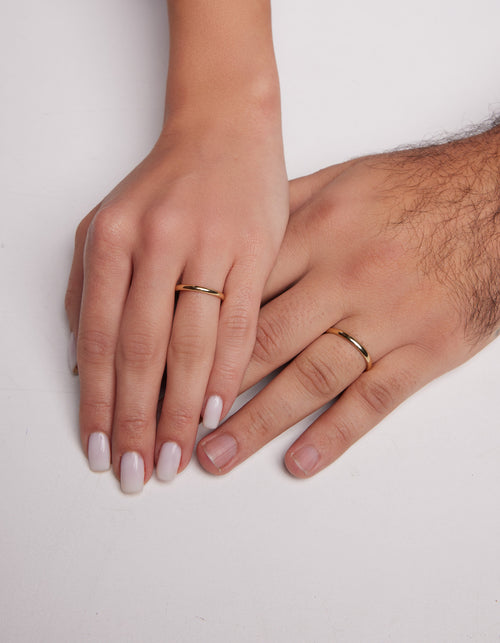 Load image 1 in gallery view. DÜZ KLASİK ALTIN ALYANS