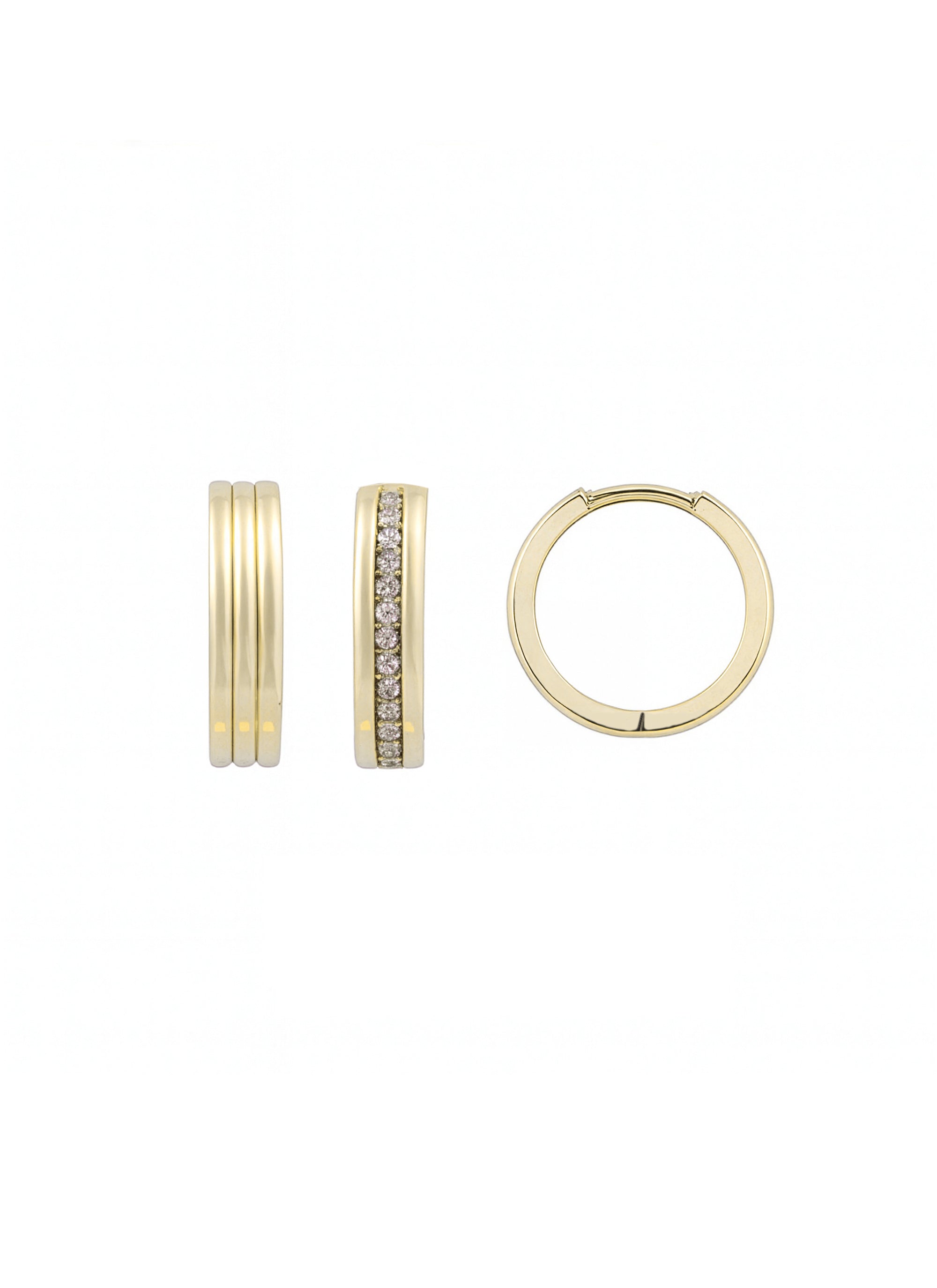 HARFLİ ÇİVİLİ ALTIN KÜPE