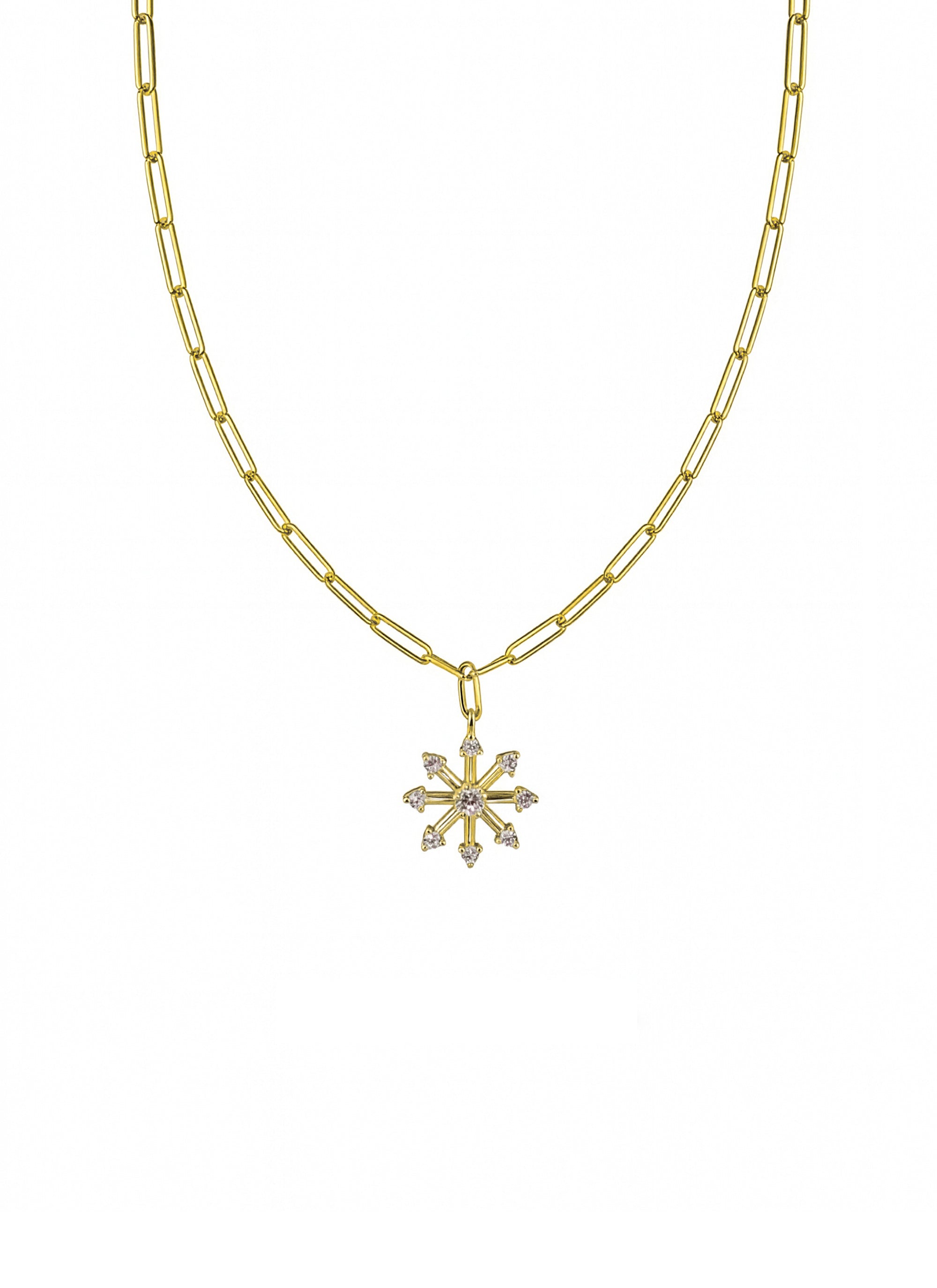 KAR TANESİ ALTIN KOLYE