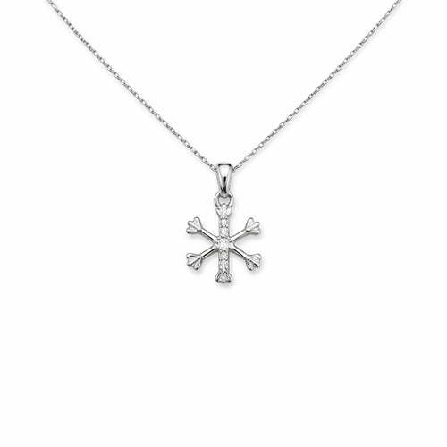 Galeri görünümünde 1 numaralı görseli yükle. KAR TANESİ PIRLANTA KOLYE