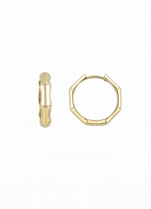 Galeri görünümünde 1 numaralı görseli yükle. KEMİK HALKA ALTIN KÜPE