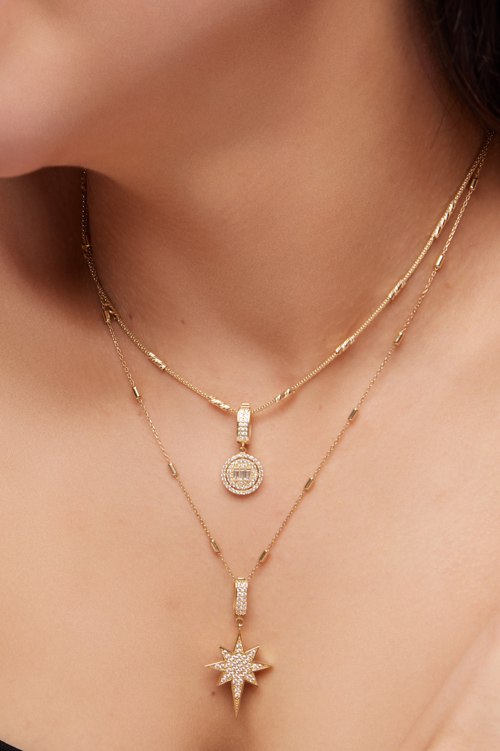 KUTUP YILDIZI ALTIN KOLYE