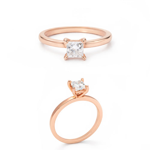 Load image 1 in gallery view. TEK TAŞ PIRLANTA  YÜZÜK