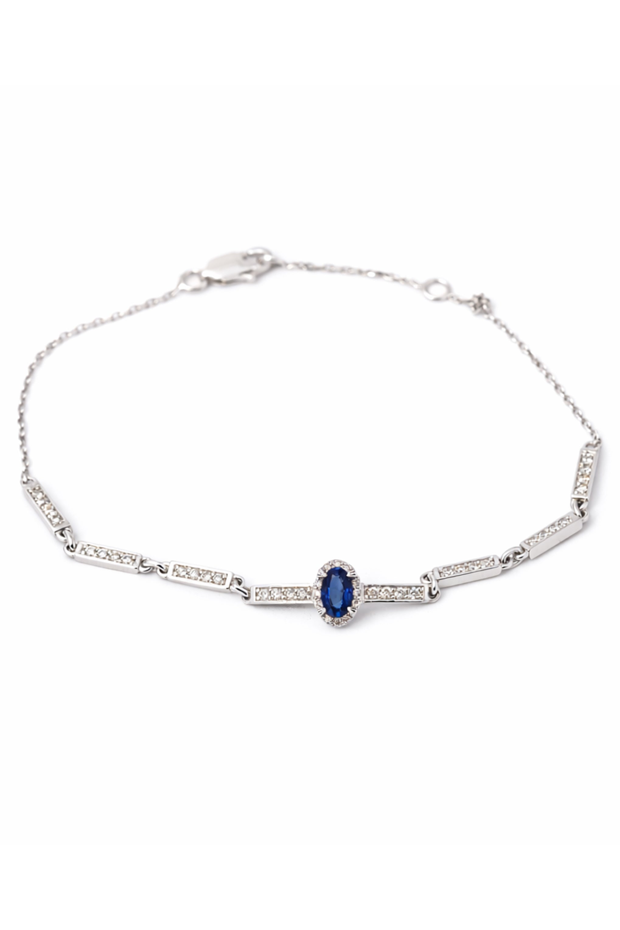 SAFİRLİ PIRLANTA BİLEKLİK