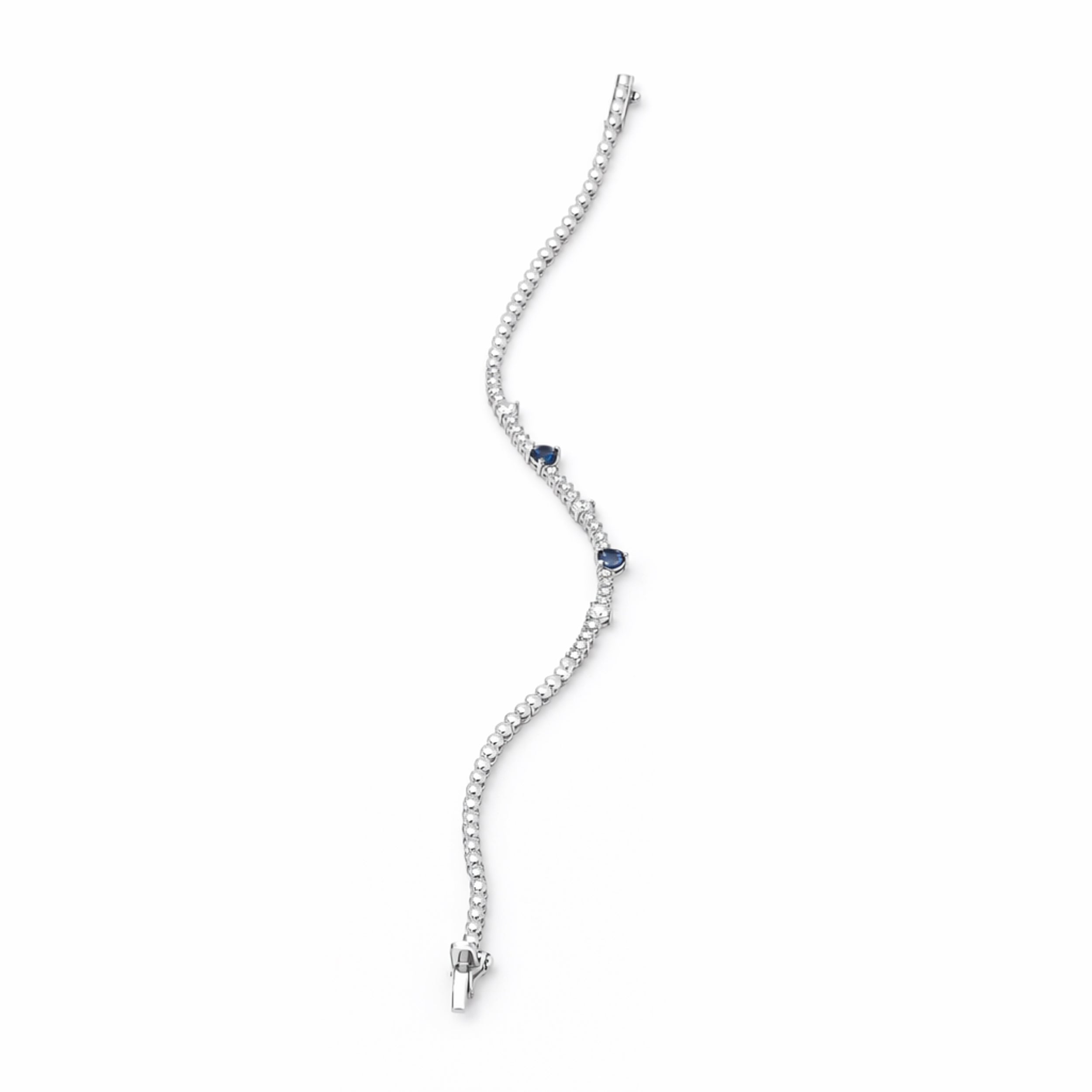 SAFİRLİ PIRLANTA TAKIM BİLEKLİK