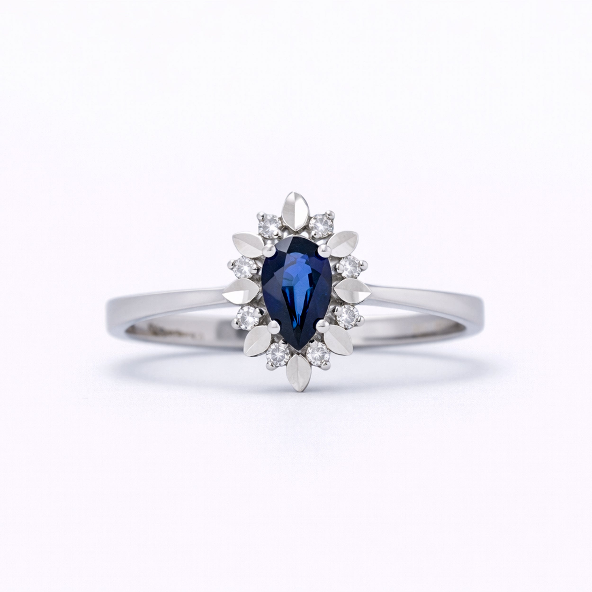 SAFİRLİ PIRLANTA YÜZÜK