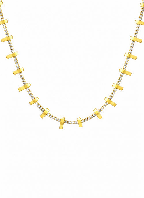 Galeri görünümünde 1 numaralı görseli yükle. TAŞLI ALTIN KOLYE