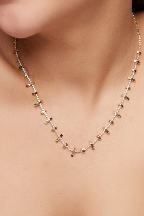 Galeri görünümünde 1 numaralı görseli yükle. TAŞLI ALTIN KOLYE