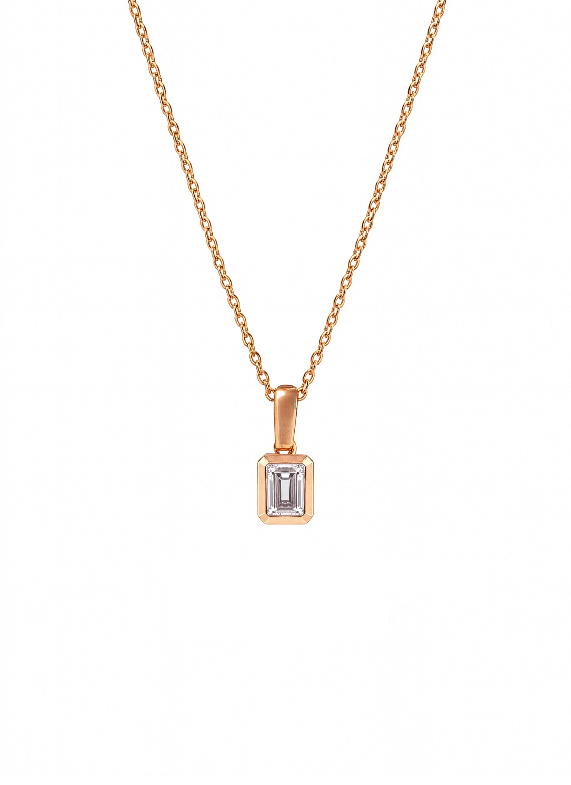 TEK TAŞ ALTIN TAKIM KOLYE