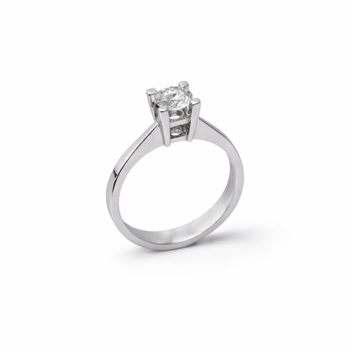 Galeri görünümünde 1 numaralı görseli yükle. TEK TAŞ PIRLANTA YÜZÜK