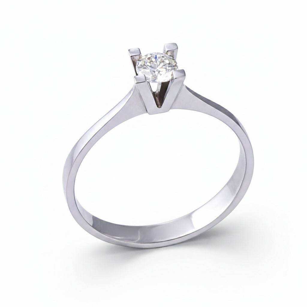 TEK TAŞ  PIRLANTA YÜZÜK