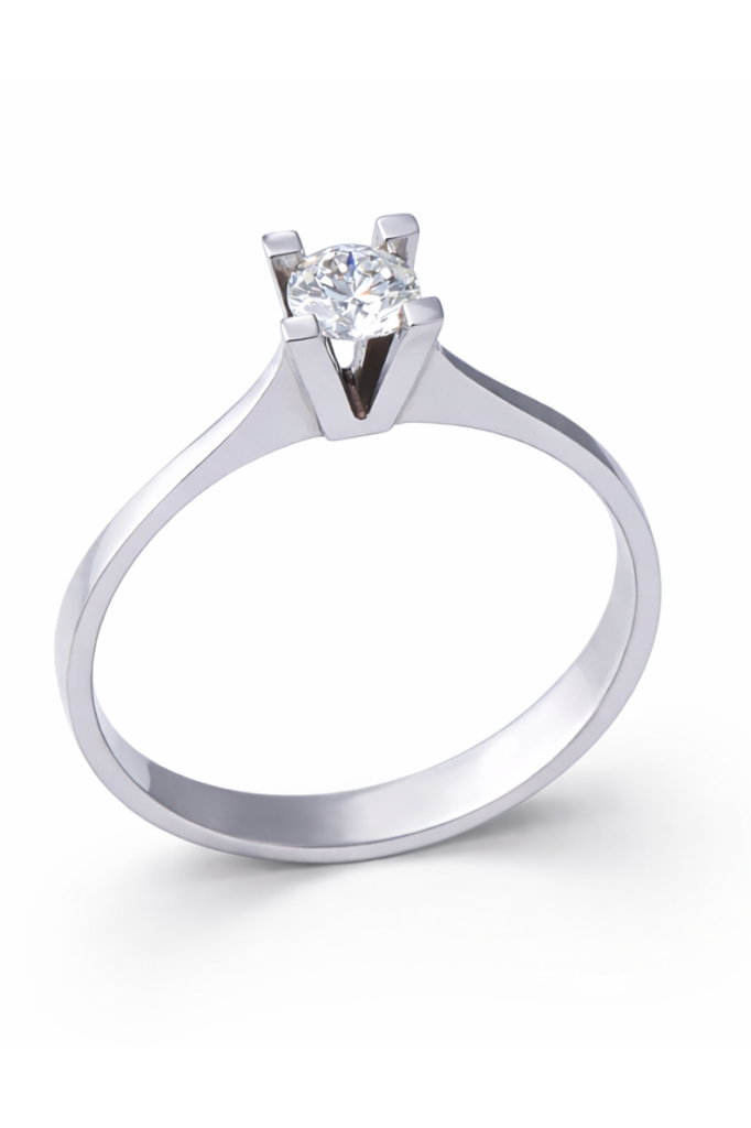 TEK TAŞ  PIRLANTA YÜZÜK