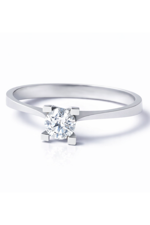 Galeri görünümünde 1 numaralı görseli yükle. TEK TAŞ  PIRLANTA YÜZÜK