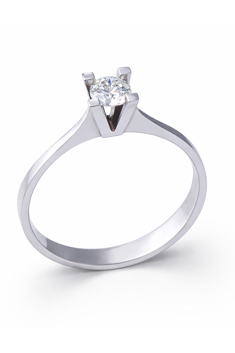 TEK TAŞ  PIRLANTA YÜZÜK