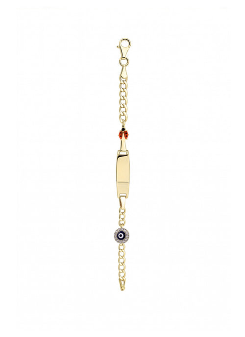 Galeri görünümünde 1 numaralı görseli yükle. UĞUR BÖCEĞİ  ALTIN  ÇOCUK BİLEKLİK