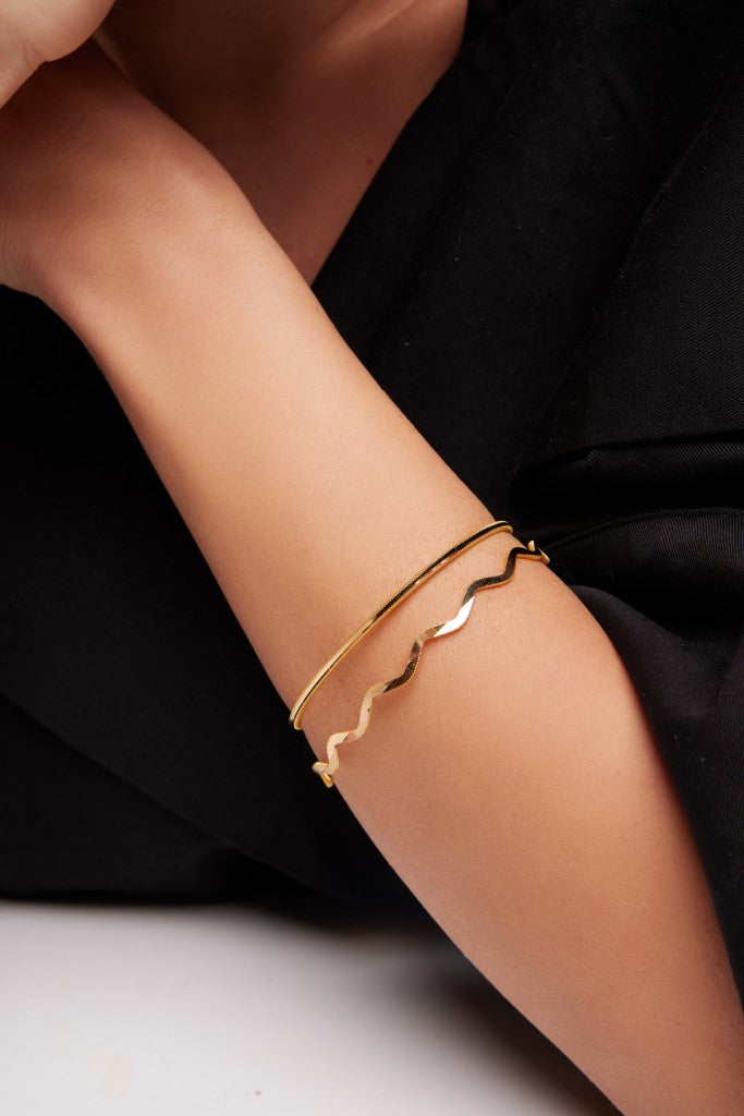 ZİK ZAK AJDA ALTIN 22 AYAR BİLEZİK